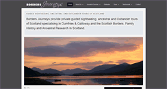 Desktop Screenshot of bordersjourneys.co.uk
